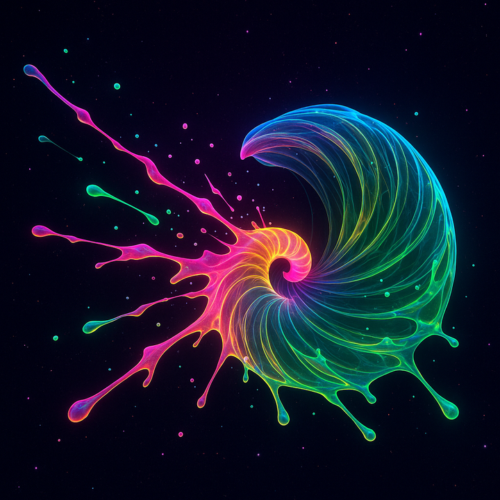Abstract geometric visualization depicting collapsed coherence structure representing the geometric nature of traumatic disruption