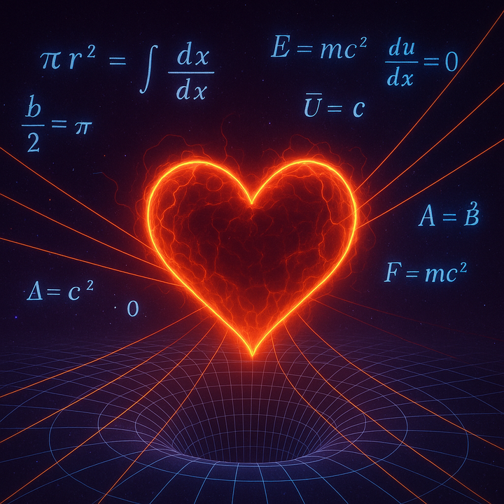 Abstract digital visualization representing the intersection of physics, cognition, and mental coherence