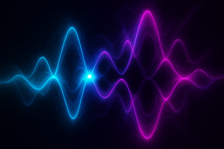 Probability wave functions interfering to create unexpected amplification patterns