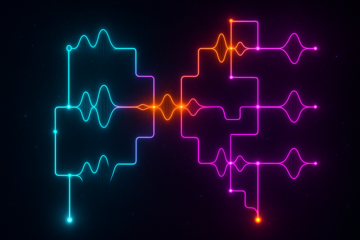 Sequential measurement pathways creating different interference patterns based on order