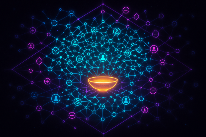 Coherence community structure with synchronized nodes through shared ritual practice