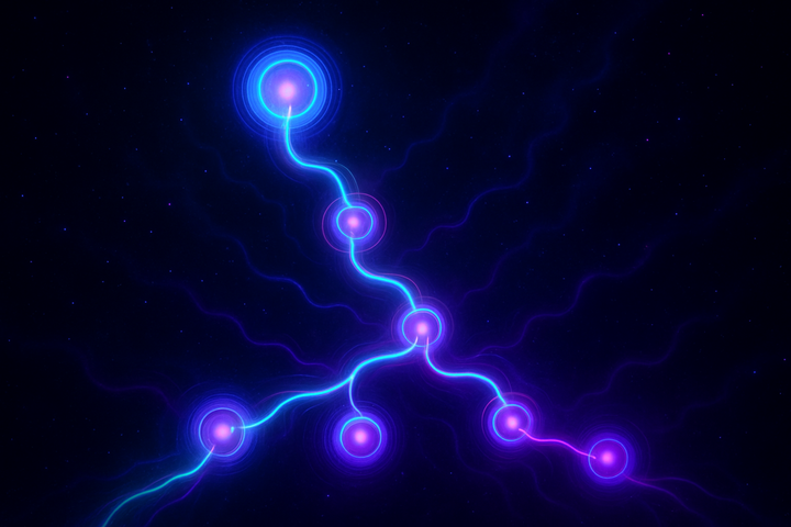 Lineage chain as luminous thread of transmission flowing through time