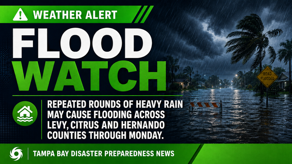 Flood Watch issued for parts of west-central Florida through Monday