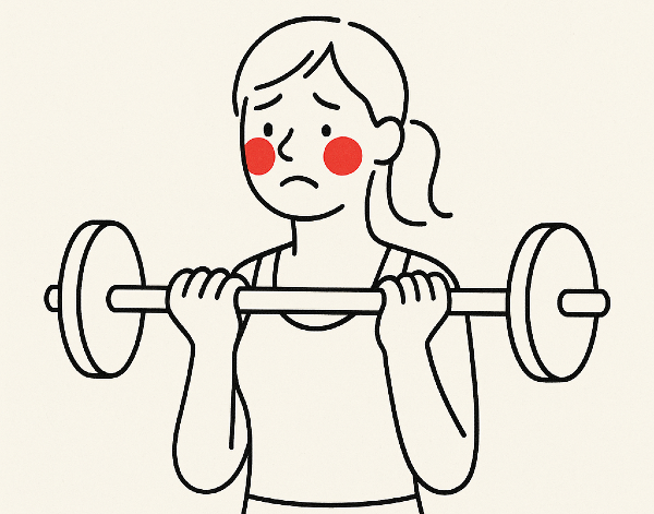 Dus ik vanmorgen gymmen...