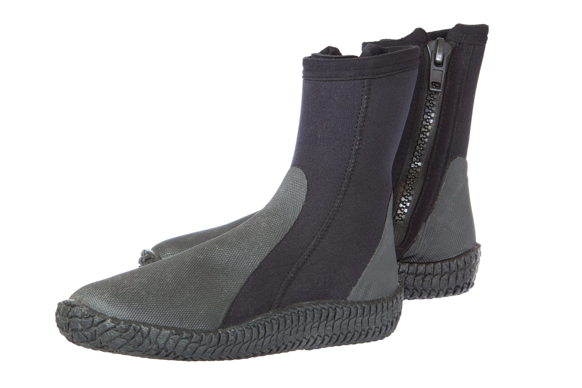 Black scuba diving booties
