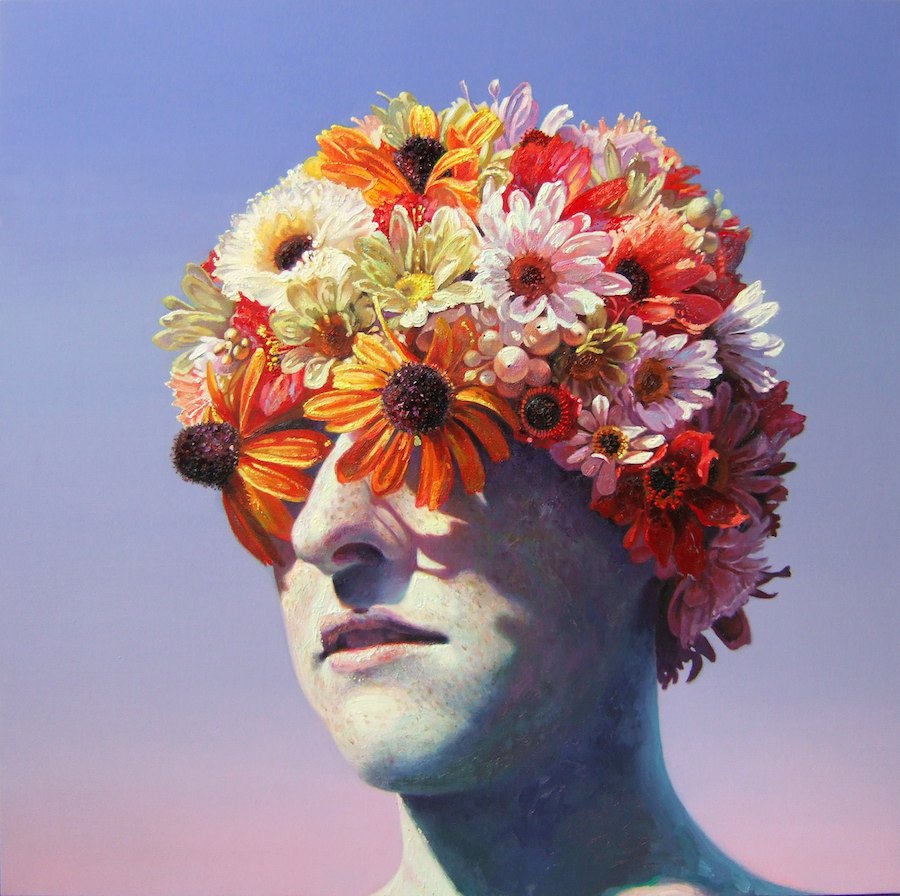 Flower Cap, 2010
Oil on linen
48 x 48 inches
Courtesy of the artist and P.P.O.W Gallery, New York
