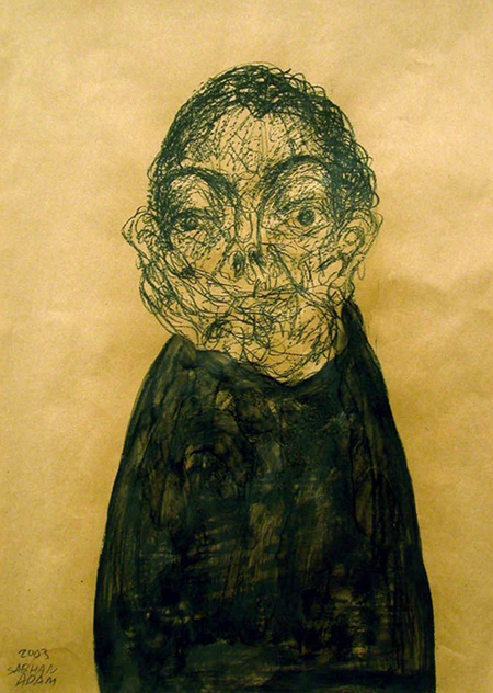 Untitled, 2003
Graphite/paper
19 x 13.75 in  (48.3 x 34.9 cm)