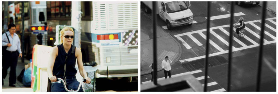 Exposure #11b: N.Y.C., Duane & Church Streets, 06.10.02, 3:22 p.m., 2002
Ultrachrome ink on cotton paper 
2 parts 40 x 60 cm/16 x 23 1/2 inches each	
