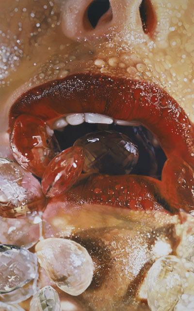 Crystal Swallow, 2006, Enamel on metal