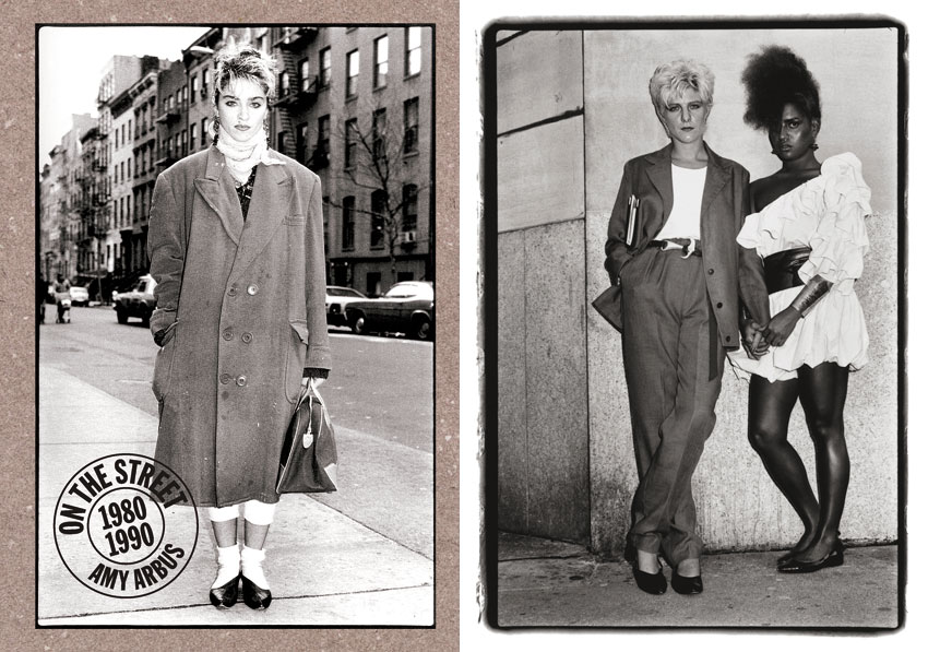 Madonna, St. Mark's Place, 1983; Lesbian couple, 8th Street, 1981