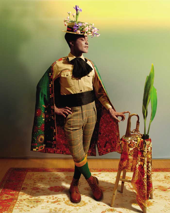 Sartorial Anarchy #4, 2010, Pigment on Satin Paper, 40 x 36 inches (102 x 91 cm)