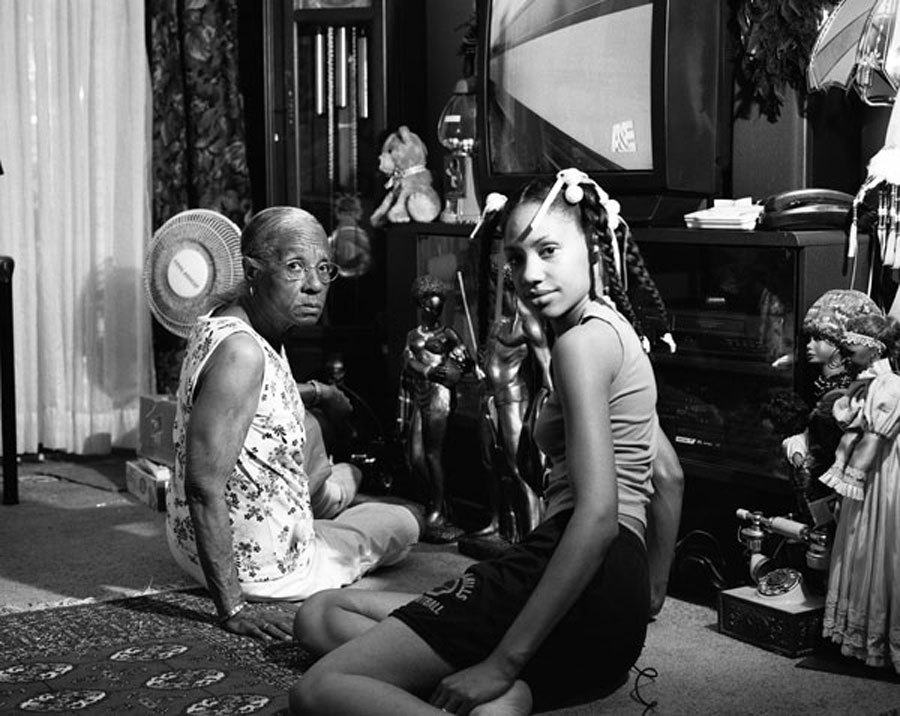 Grandma Ruby & Me, 2007. 
Latoya Ruby Frazier courtesy of Higher Pictures.