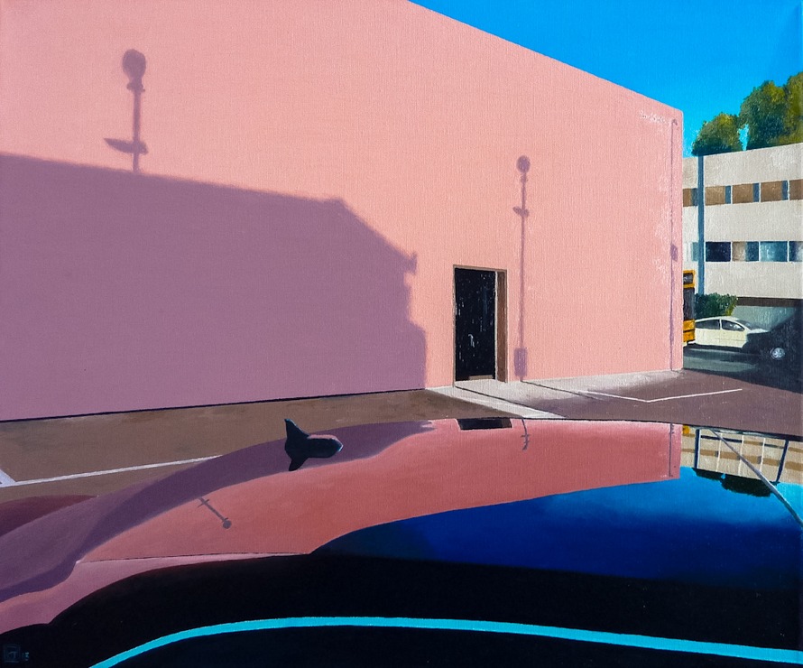 Paul Smith Melrose Ave LA, late afternoon, 24