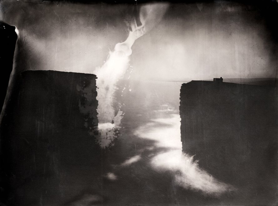 Last Light, Dun Briste, 2012, wet-plate collodion (Digital print)
