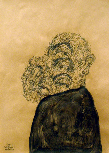 Untitled, 2003
Graphite/paper
19 x 13.75 in  (48.3 x 34.9 cm)