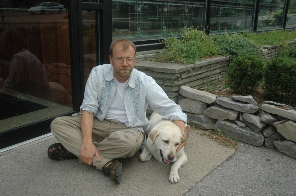 With George Saunders, August 2005
