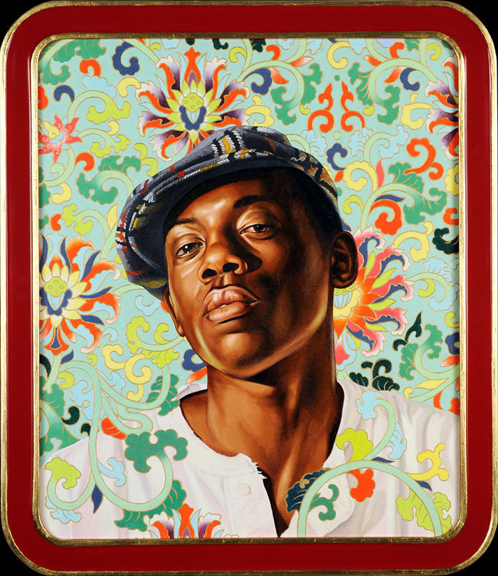 Dwayne I, 2007, 
Oil and enamal on canvas, 26.5” x 22.5”
