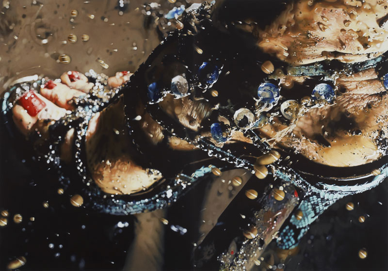 MudBath, 2006, Enamel on metal