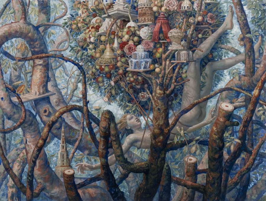 Julie Heffernan
Boy in Flight
2010
oil on canvas
52 x 68 inches