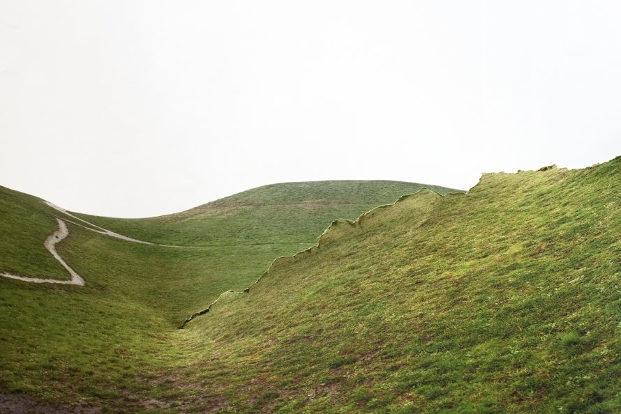 Response to print of <i>Green Hill, Washington</i>, 2010.
