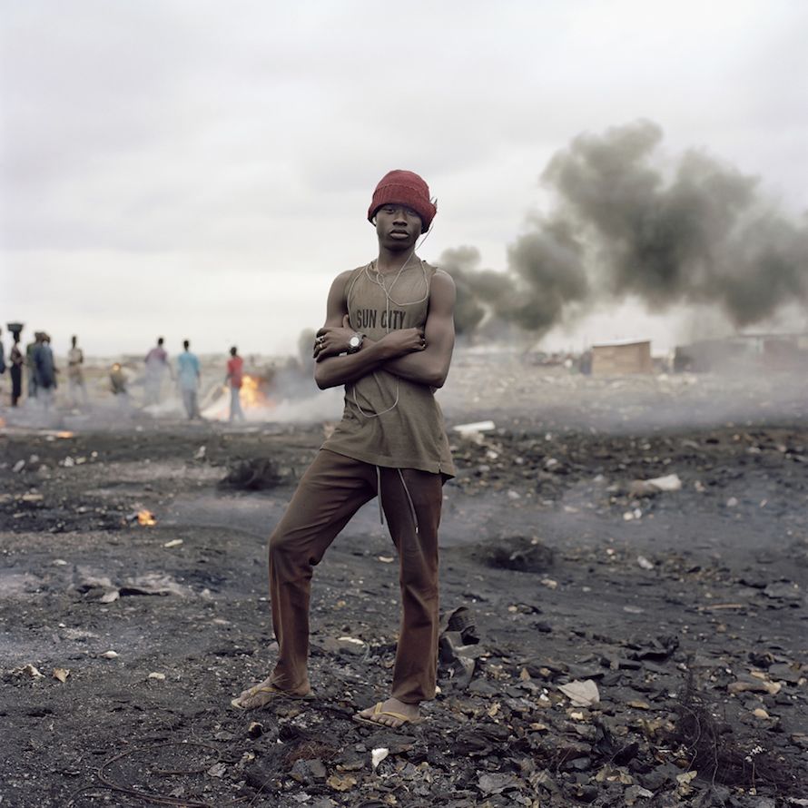Yaw Francis, Agbogbloshie Market, Accra, Ghana, 2009. From the series Permanent Error by Pieter Hugo. Digital C-Print.