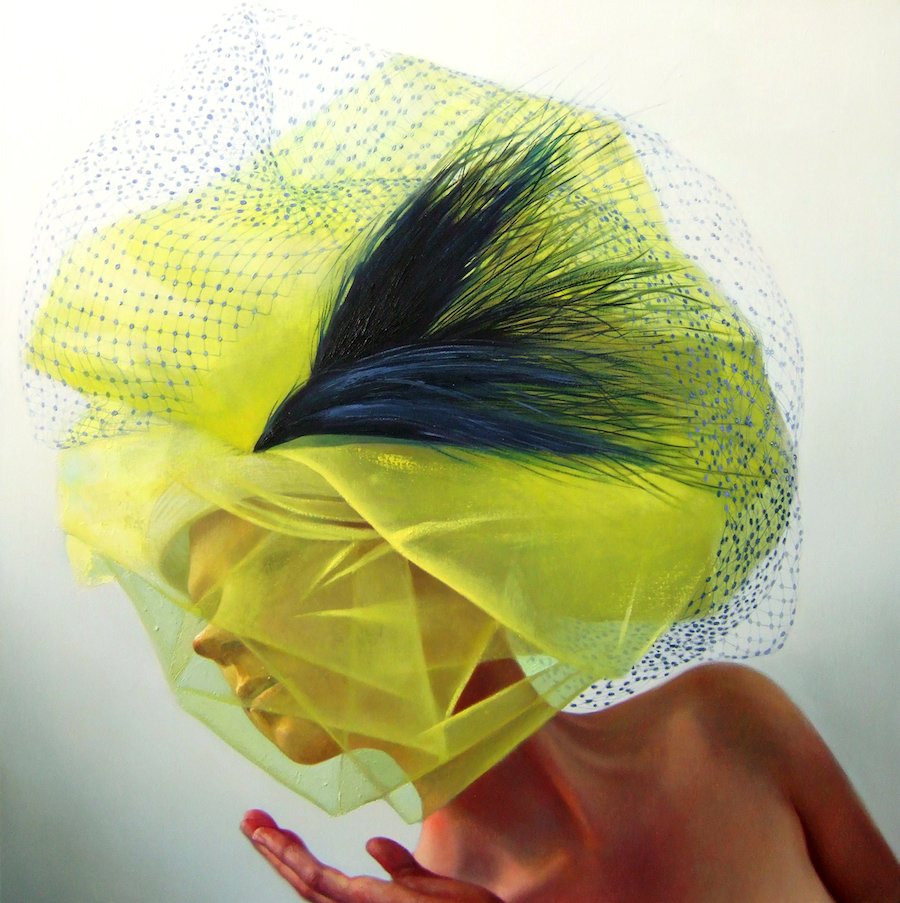 Yellow Hat, 2010
Oil on linen
48 x 48 inches
Courtesy of the artist and P.P.O.W Gallery, New York