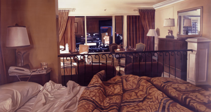 Untitled Backdrop (Las Vegas hotel room where Kevin Federline cheated on Britney Spears, 12/10/05), 2007