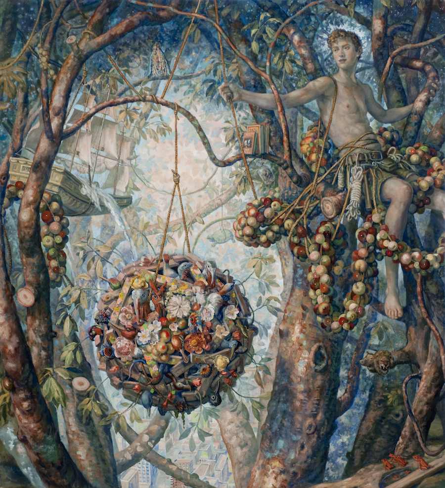 Julie Heffernan
Tender Trapper
2010
oil on canvas
66 x 60 inches