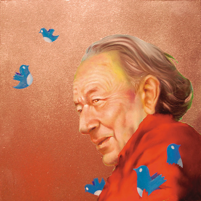 Gregory Bateson
Oil on board
10 x 10 inches
2009