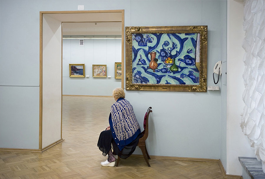 Matisse's Still Life with Blue Tablecloth, State Hermitage Museum