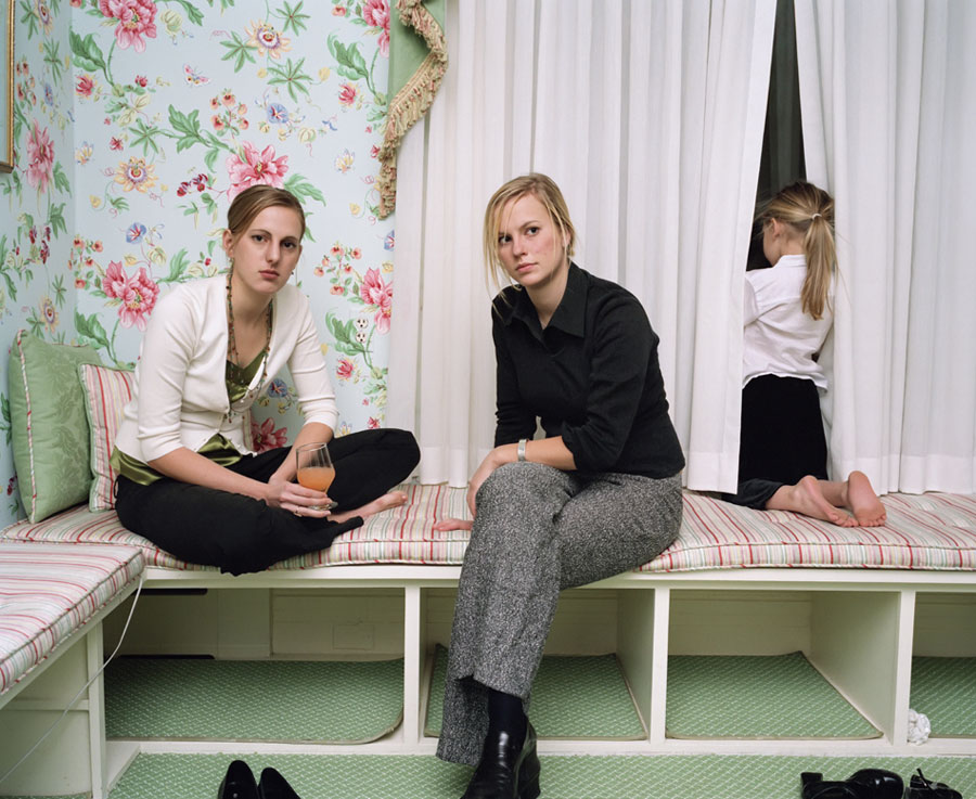 Girls at 80th Birthday Party, 2006