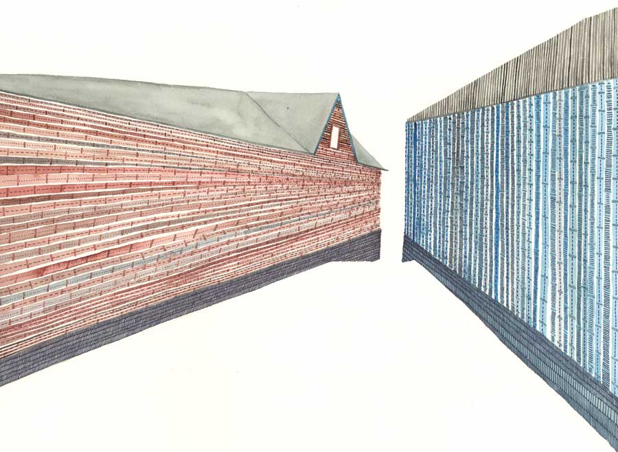 From <i>In the Wilds,</i> Nigel Peake
Courtesy the artist and Princeton Architectural Press