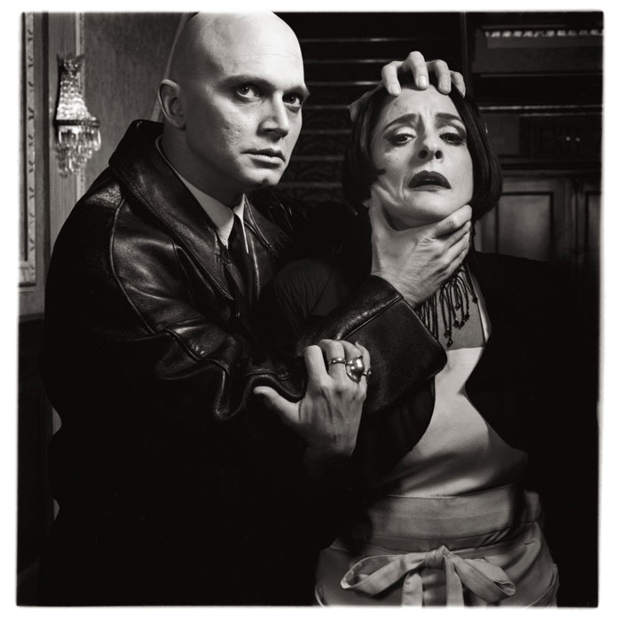 Michael Cerveris as Sweeney Todd and Patti LuPone as Mrs. Lovett, 2005