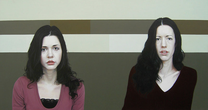 Miss Davies. 31.5 x 61cm. Oil on board