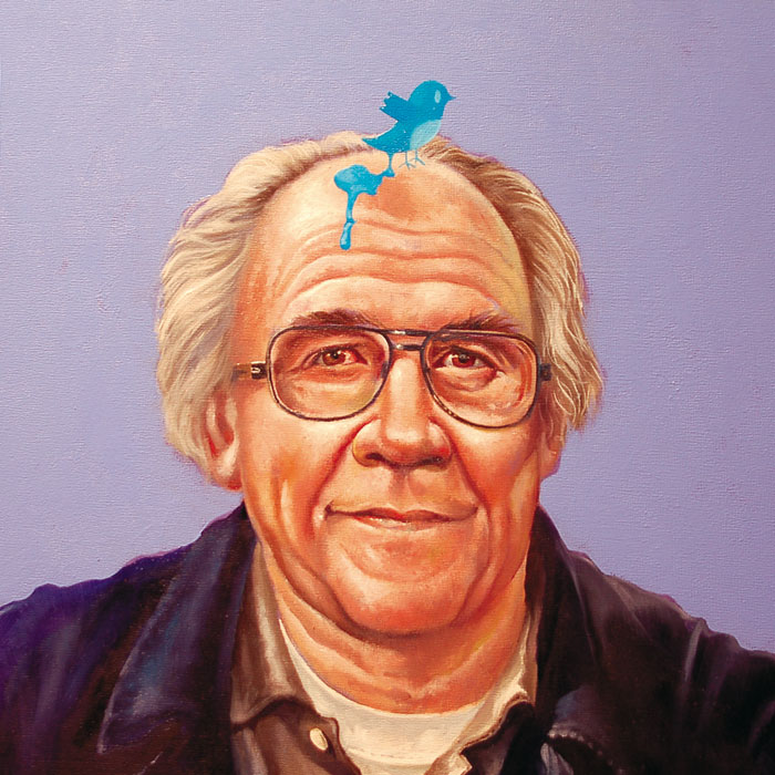 Jean Baudrillard
Oil on board
10 x 10 inches
2009