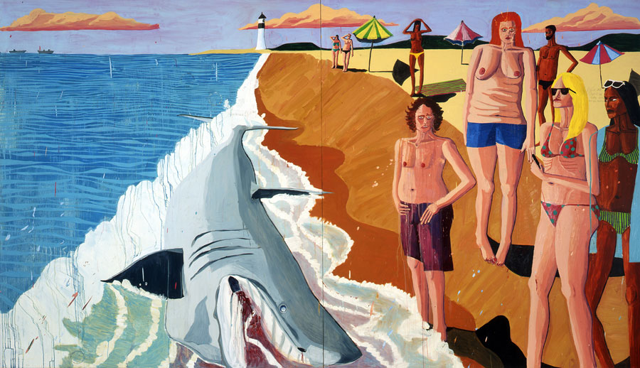 This is What We Leave Behind, 2009
Oil on canvas
96 x 168 in. (244 x 427 cm)
Image courtesy of Priska C. Juschka Fine Art