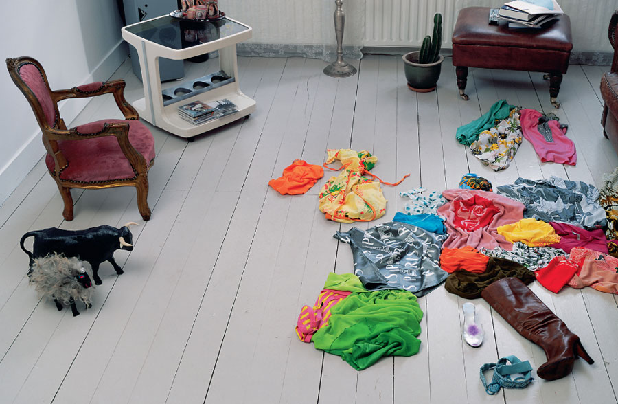 <b>Corriette Schoenaerts, “Europe,” 2005.</b> Schoenaerts, a conceptual photographer living in Amsterdam, was commissioned by the Dutch magazine <i>Rails</i> to create images for a thematic issue focusing on countries and borders.