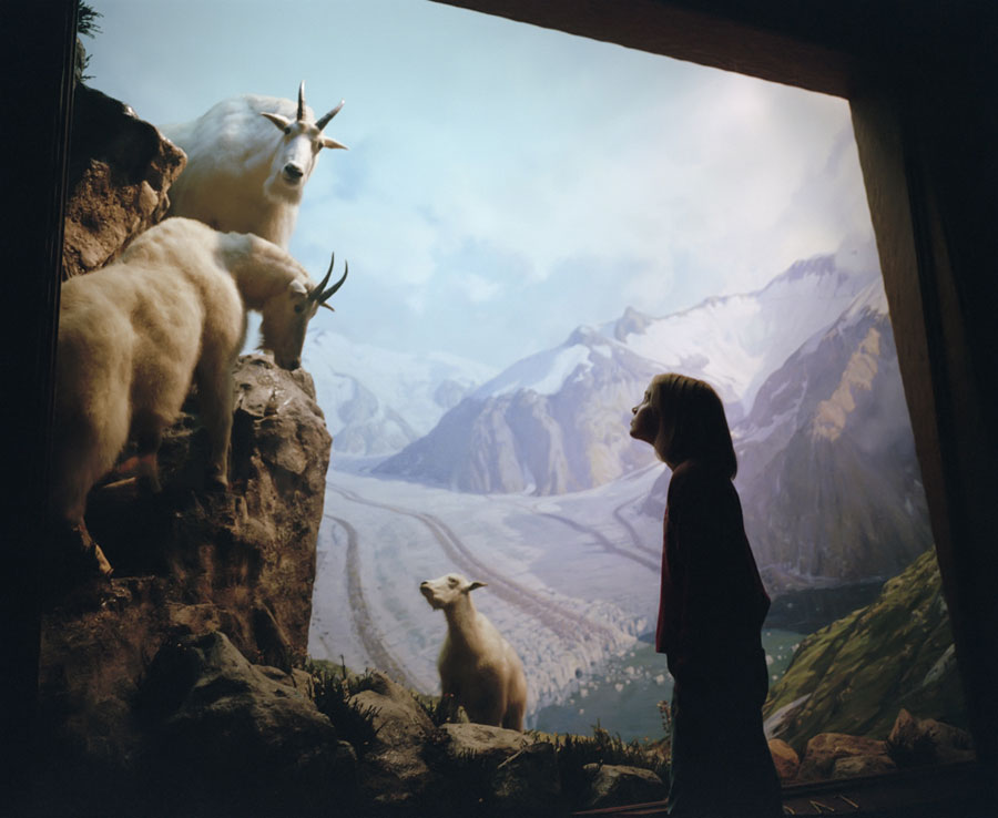 Katie at Natural History Museum, 1997