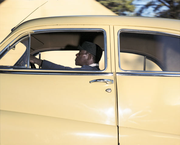 Man heading north at 66 mph on the Harbor Freeway in Los Angeles on an afternoon in 1989
From the series Vector Portraits
Digital C-Print
(c) Andrew Bush, Courtesy Yossi Milo Gallery, New York and Julie Saul Gallery, New York