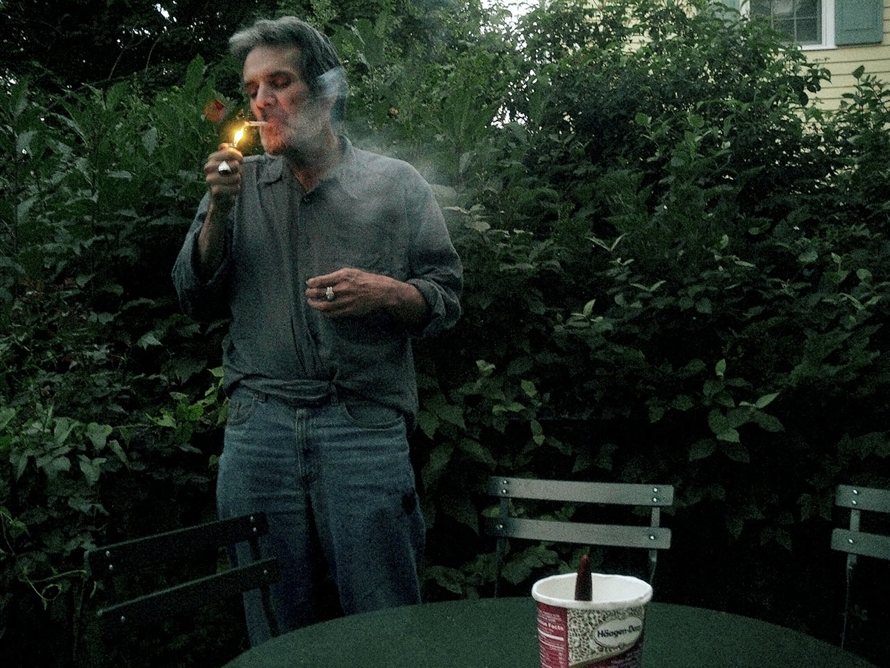 George smoking (2004)
