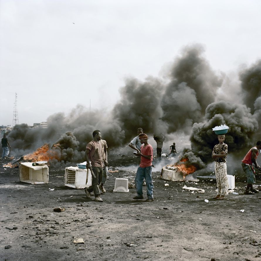 Untitled, Agbogbloshie Market, Accra, Ghana, 2009. From the series Permanent Error by Pieter Hugo. Digital C-Print.