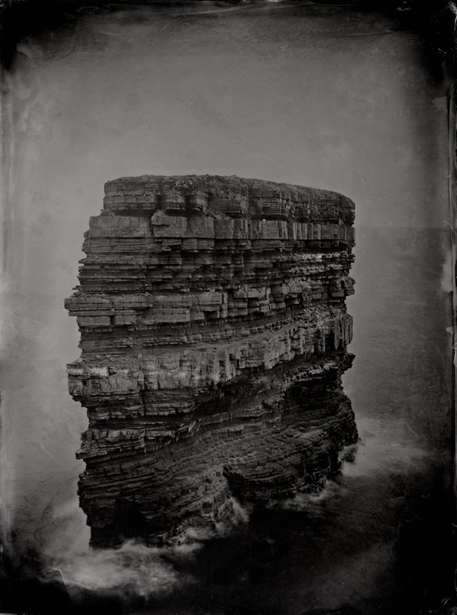 Dun Briste, 2012, wet-plate collodion (Digital print)