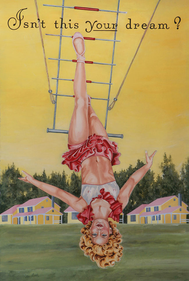 Isn't This Your Dream
Acrylic and watercolor on paper, 60