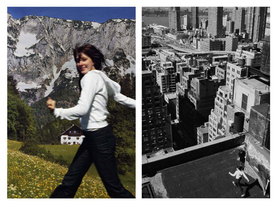 Exposure #39: N.Y.C., 545 8th Avenue, 03.23.06, 1:17 p.m., 2006
Ultrachrome ink on cotton paper
2 parts each 66 x 44 inches, 168 x 112 cm 
