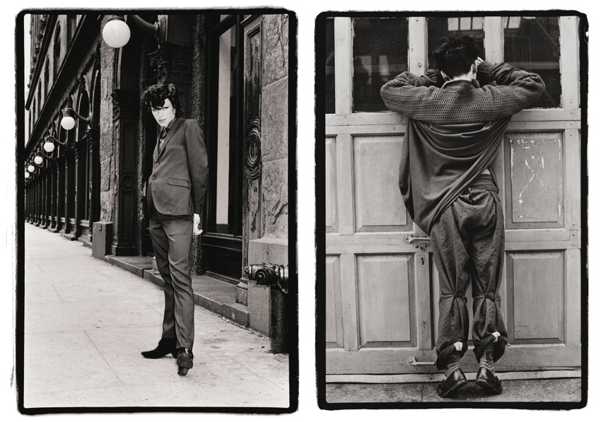 Jan Long, Cooper Square, 1982; Julio Q, Broome Street, 1985