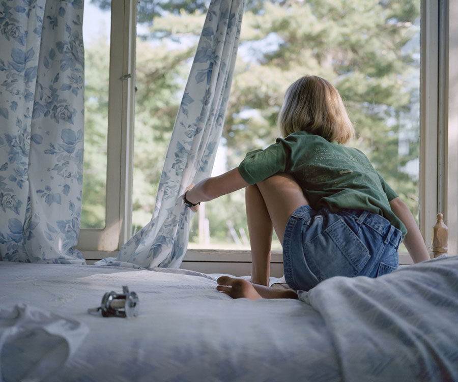Katie Looking Out Window, 1997