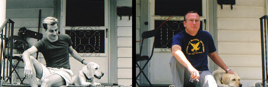 With Arthur Phillips, June 2002; with Mark Costello, May 2002