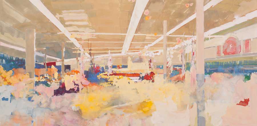 Delirium 
Casein on Clay Panel 
10