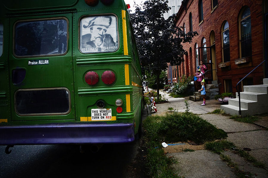 The Taqwabus on Taqwatour, Baltimore, 2007