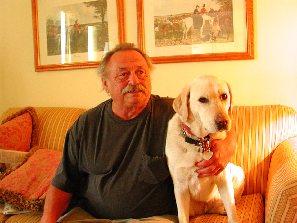With Jim Harrison, May 2004